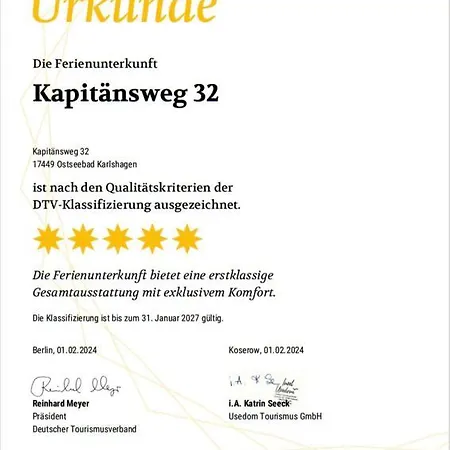 Сasa de vacaciones Kapitaensweg 32 *